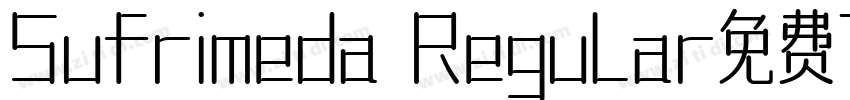 Sufrimeda Regular免费下字体转换